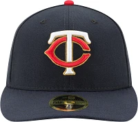 New Era Men's Minnesota Twins 59Fifty Alternate Navy Low Crown Fitted Hat