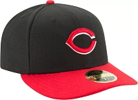 New Era Men's Cincinnati Reds 59Fifty Alternate Black Low Crown Fitted Hat