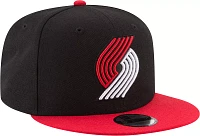 New Era Youth Portland Trail Blazers Black 9Fifty Adjustable Hat