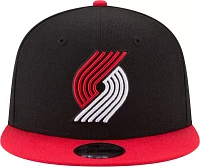 New Era Youth Portland Trail Blazers Black 9Fifty Adjustable Hat