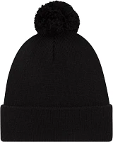 New Era Men's Philadelphia Eagles Black Pom Knit Beanie