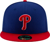 New Era Men's Philadelphia Phillies 59Fifty Alternate Royal Authentic Hat