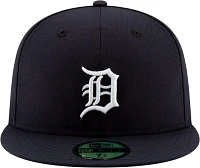 New Era Men's Detroit Tigers 59Fifty Home Navy Authentic Hat