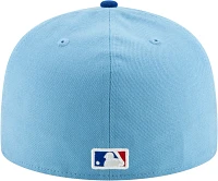 New Era Men's Texas Rangers Alternate Blue 59Fifty Fitted Hat