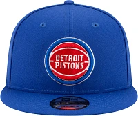 New Era Men's Detroit Pistons Blue 9Fifty Adjustable Hat