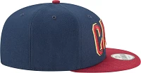 New Era Men's Cleveland Cavaliers Blue 9Fifty 2Tone Adjustable Snapback Hat