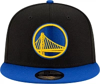 New Era Men's Golden State Warriors Black 9Fifty Adjustable Hat