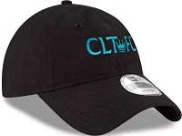 New Era Charlotte FC 9Twenty Wordmark Black Adjustable Hat