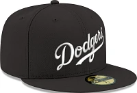 New Era Men's Los Angeles Dodgers Black 59Fifty Fitted Hat