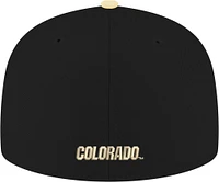 New Era Men's Colorado Buffaloes Black 59Fifty Fitted Hat