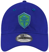 New Era Adult Seattle Sounders 9Twenty Logo Blue Adjustable Hat