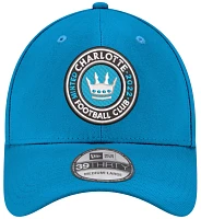 New Era Adult Charlotte FC 2024 39Thirty Jersey Hook Blue Stretch Hat