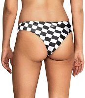 Speedo Women's Printed Cheeky Hipster Bikini Bottoms