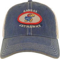 League-Legacy Men's Kansas Jayhawks Blue Old Favorite Adjustable Trucker Hat