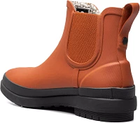 Bogs Women's Amanda Plush II Waterproof Chelsea Rain Boots