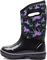 Bogs Kids' Classic II Unicorn Awesome Waterproof Insulated Rain Boots