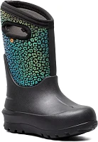 Bogs Kids' Neo Classic Rainbow Leopard Waterproof Winter Boots