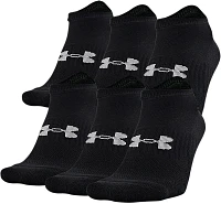 Under Armour Men's Training No Show Golf Socks 6 Pack