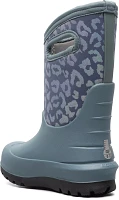 Bogs Kids' Neo-Classic Metallic Leopard Waterproof Winter Boots