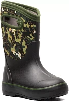 Bogs Kids' Classic II Pop Camo Waterproof Winter Boots