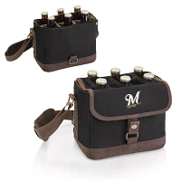 Picnic Time Milwaukee Brewers Beer Caddy Cooler Tote and Opener