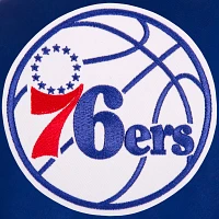 JH Design Men's Philadelphia 76ers Royal Twill Jacket