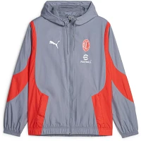 PUMA AC Milan 2023 Grey Anthem Prematch Jacket