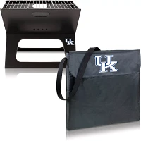 Picnic Time Kentucky Wildcats Folding Charcoal Barbeque Grill