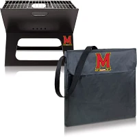 Picnic Time Maryland Terrapins Folding Charcoal Barbeque Grill