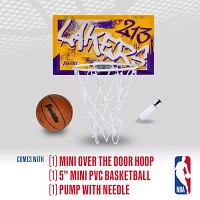 Franklin Los Angeles Lakers Over The Door Hoop Set