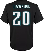 Mitchell & Ness Youth Philadelphia Eagles Brian Dawkins #20 Black T-Shirt