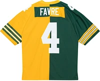 Mitchell & Ness Men's Green Bay Packers Brett Favre #4 1996 Split Throwback Jersey