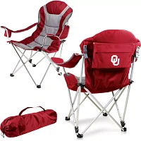 Picnic Time Oklahoma Sooners Reclining Camp Chair