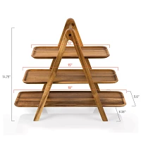 Picnic Time Chicago Bears 3-Tiered Serving Station