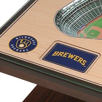 You The Fan Milwaukee Brewers 25-Layer Stadium Views Lighted End Table