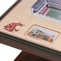 You The Fan Washington State Cougars 25-Layer Stadium Views Lighted End Table