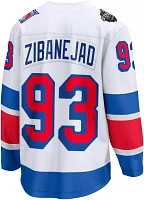 NHL Men's 2023-2024 Stadium Series New York Rangers Mika Zibanejad #93 White Replica Jersey