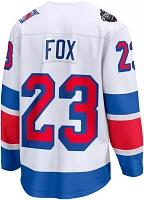 NHL Men's 2023-2024 Stadium Series New York Rangers Adam Fox #23 White Replica Jersey