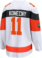 NHL Men's 2023-2024 Stadium Series Philadelphia Flyers Travis Konecny #11 White Replica Jersey