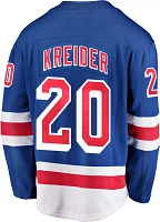 NHL Men's New York Rangers Chris Kreider #20 Breakaway Home Replica Jersey