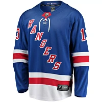 Fanatics Men's Replica New York Rangers Alexis Lafreniere #13 Jersey