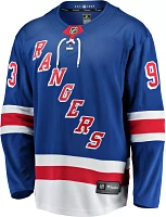 NHL Men's New York Rangers Nika Zibanejad #93 Breakaway Home Replica Jersey