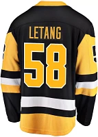 NHL Men's Pittsburgh Penguins Kris Letang #58 Breakaway Home Replica Jersey