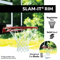 Lifetime 48” Backboard and Slam-It Rim Combo