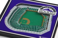 You the Fan Colorado Rockies Stadium View Coaster Set