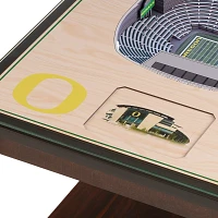 You The Fan Oregon Ducks 25-Layer Stadium Views Lighted End Table