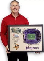 You the Fan Minnesota Vikings 25-Layer StadiumViews 3D Wall Art