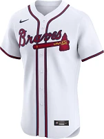 Nike Men's Atlanta Braves Ronald Acuña Jr. #13 White Home Elite Jersey