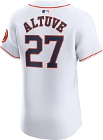 Nike Men's Houston Astros José Altuve #27 White Home Elite Jersey