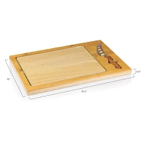 Picnic Time Cincinnati Bengals Glass Top Cutting Board Set